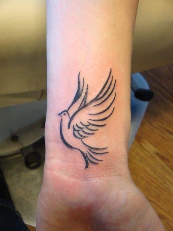 Standard Dove Tattoo - Best Dove Tattoos - Best Tattoos - MomCanvas