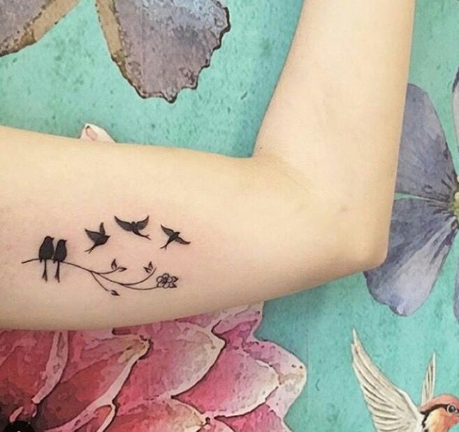 Lovely Birds Family Tattoos - Birds Family Tattoos - Family Tattoos - MomCanvas