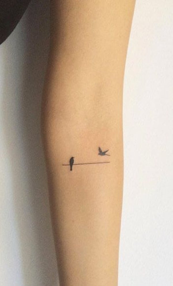 Astounding Unique Small Birds Tattoos on Arm - Small Bird Tattoos - Small  Tattoos - MomCanvas