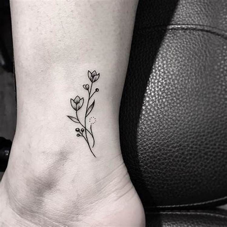 Clear Small Ankle Meaningful Tattoo - Small Ankle Tattoos - Small Tattoos -  MomCanvas