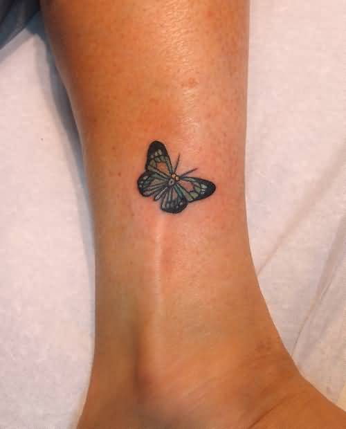 Lovely Small Butterfly Tattoo Design  Tiny Butterfly Tattoos  Butterfly  Tattoos  Crayon