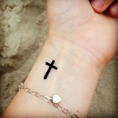 Discover 97 about simple cross tattoo latest  indaotaonec