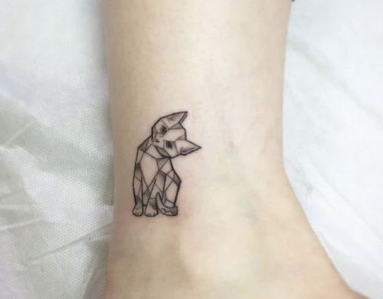 Clear Small Cat Meaningful Tattoo - Small Cat Tattoos - Small Tattoos -  MomCanvas