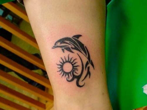 Clear Small Dolphin Tattoos - Small Dolphin Tattoos - Small Tattoos -  MomCanvas
