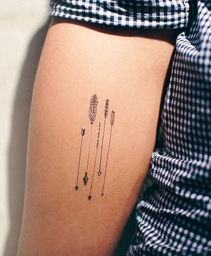 Clear Small Arrow Meaningful Tattoo - Small Arrow Tattoos - Small Tattoos -  MomCanvas