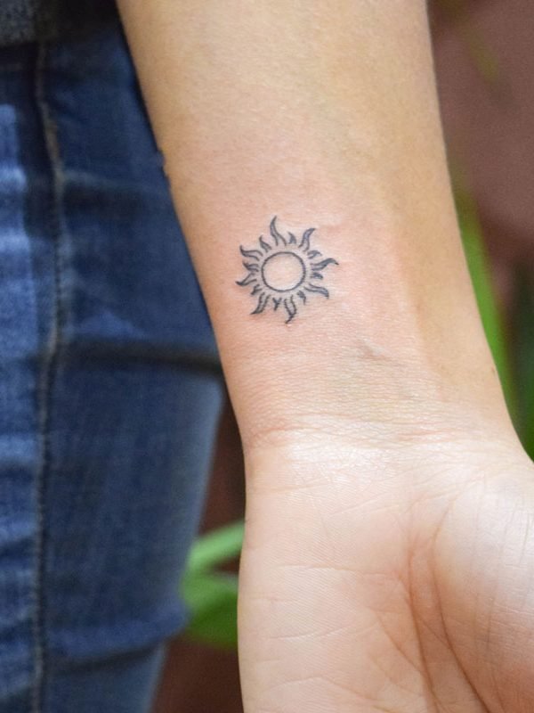 Amazing Small Sun Tattoo Design - Small Sun Tattoos - Small Tattoos -  MomCanvas
