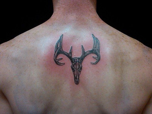Head Small Deer Tattoo - Small Deer Tattoos - Small Tattoos - MomCanvas