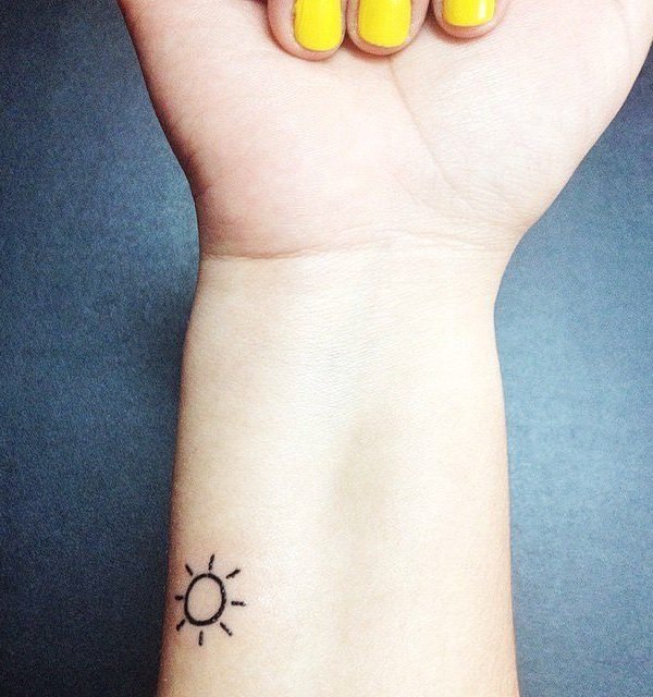 Incredible Small Sun Tattoo - Small Sun Tattoos - Small Tattoos - MomCanvas