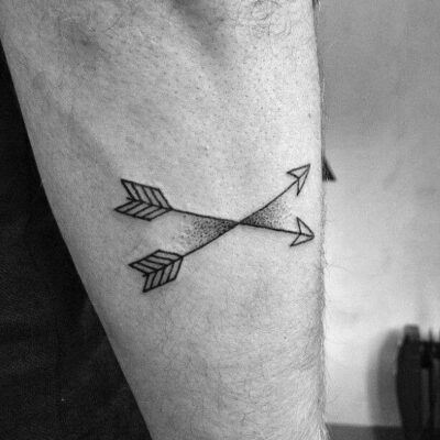 Clear Small Arrow Meaningful Tattoo - Small Arrow Tattoos - Small ...