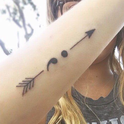 Cool Arrow Tattoo Design - Small Arrow Tattoos - Small Tattoos - MomCanvas