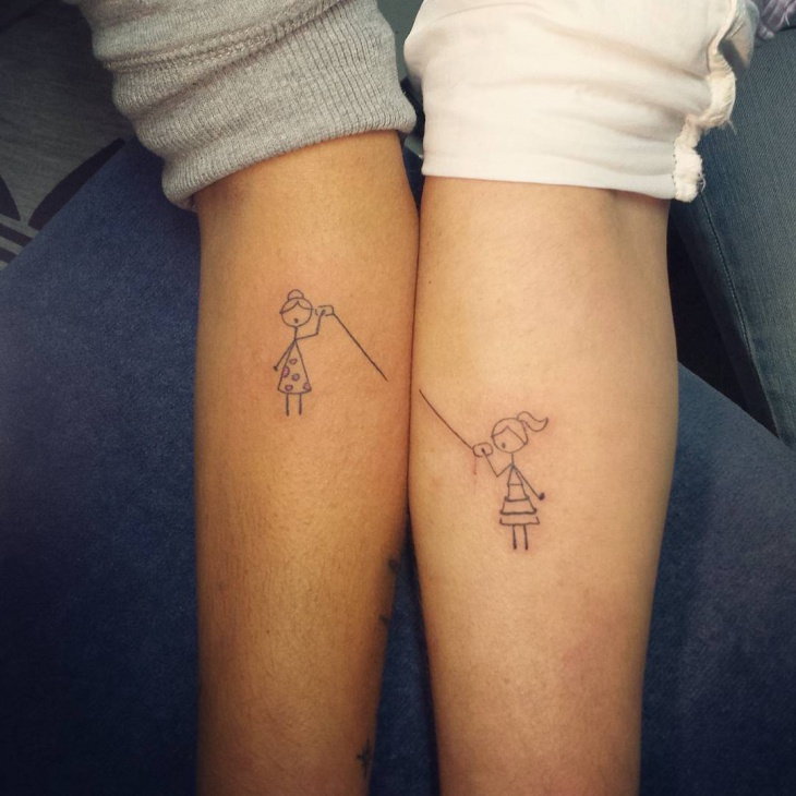 Astounding Small Matching Tattoo - Small Matching Tattoos - Small Tattoos -  MomCanvas