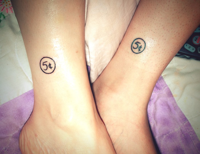 Beguiling Easy Small Matching Tattoo - Small Matching Tattoos - Small  Tattoos - MomCanvas