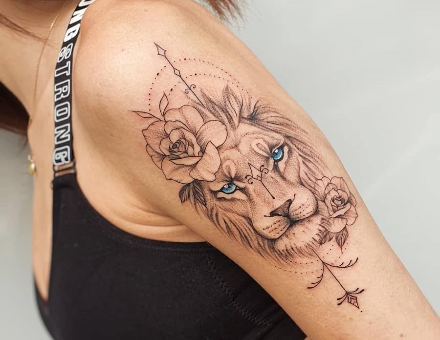 Amazing Small Lion Tattoo - Small Lion Tattoos - Small Tattoos