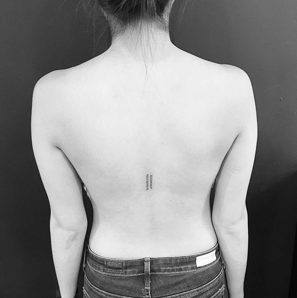 Beguiling Easy Small Back Tattoo - Small Back Tattoos - Small Tattoos