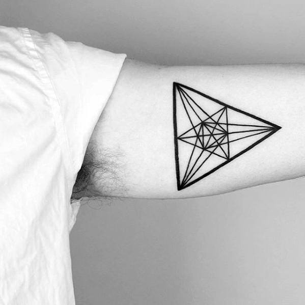 Small Shoulder Geometric tattoo at theYoucom